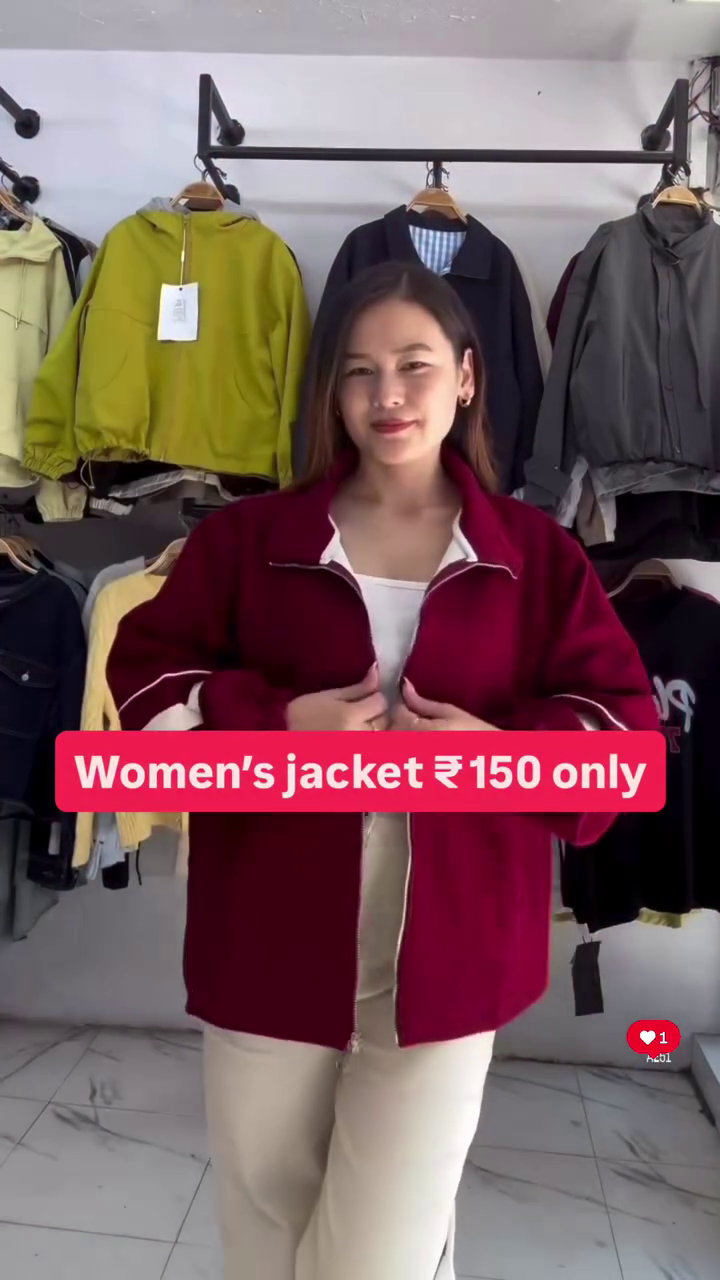 🧥✨ “Street-Style Women’s Premium Zip-Up Jacket – Trendy, Durable & Budget Friendly!”