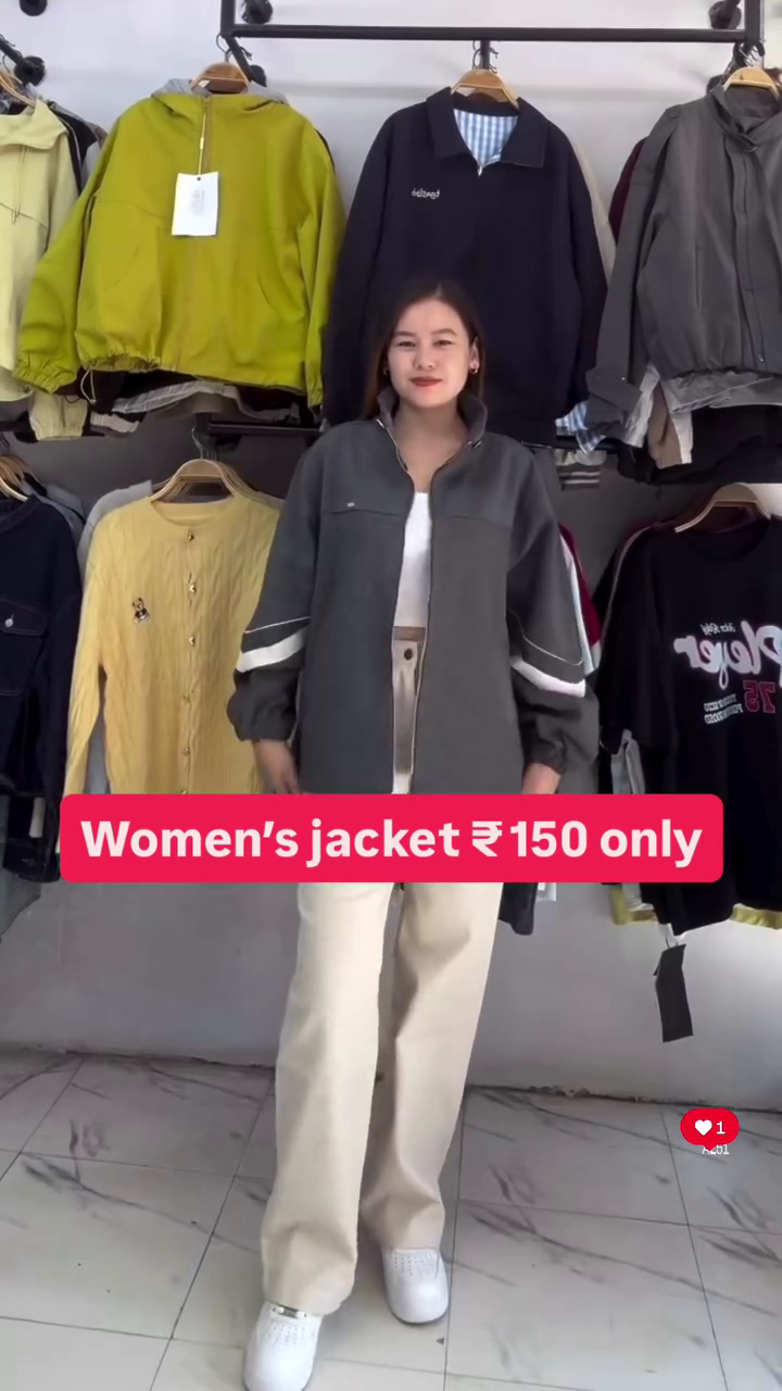🧥✨ “Street-Style Women’s Premium Zip-Up Jacket – Trendy, Durable & Budget Friendly!”