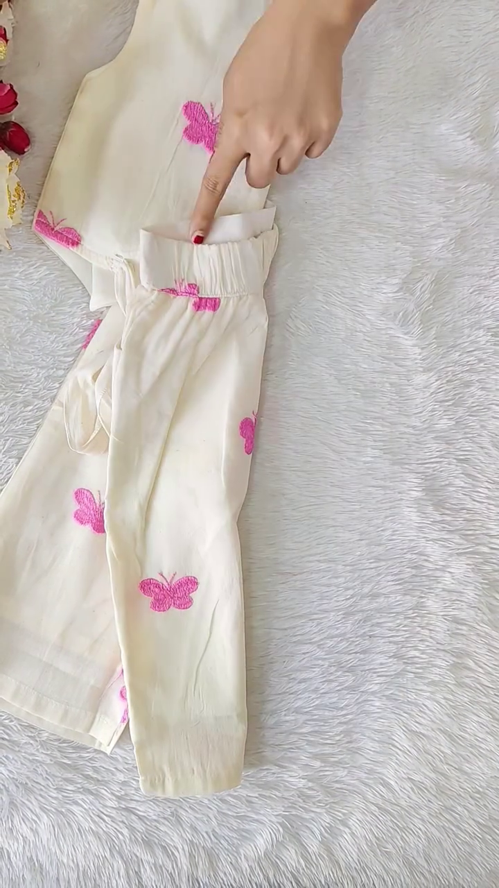 🦋✨ “Butterfly Dream Co-ord Set for Kids – Soft, Stylish & Summer-Ready Elegance”