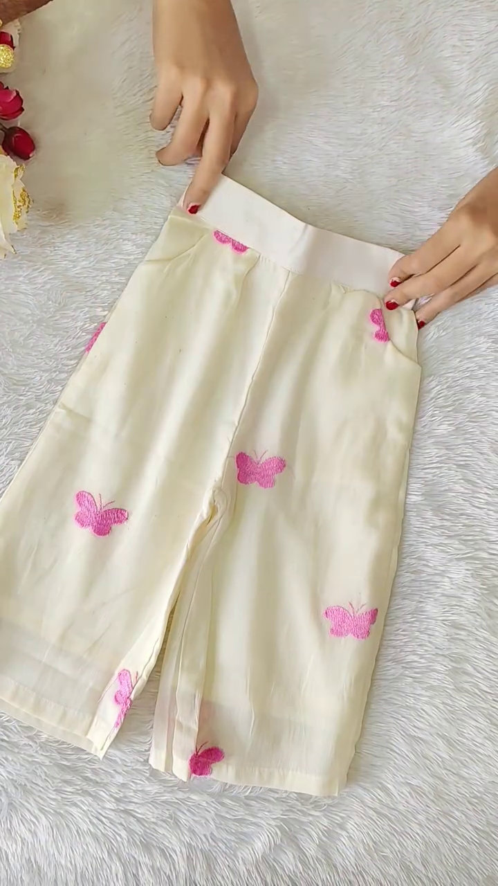 🦋✨ “Butterfly Dream Co-ord Set for Kids – Soft, Stylish & Summer-Ready Elegance”