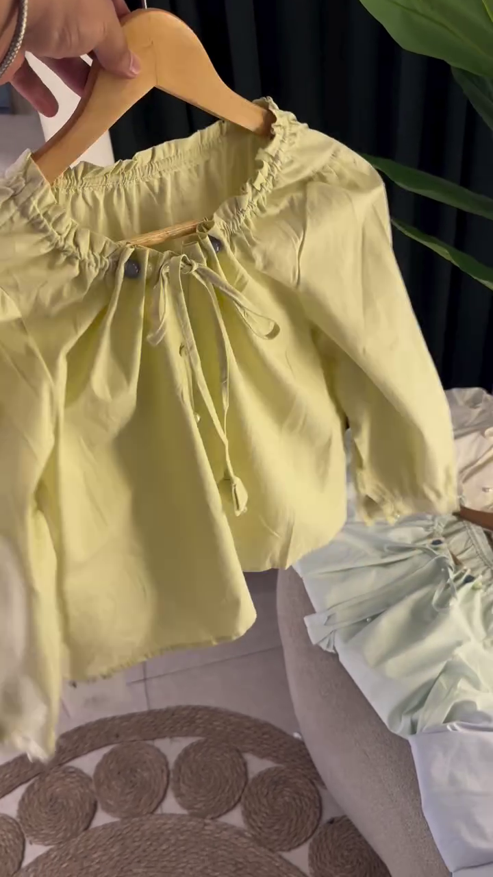 🌸✨ “Pastel Dream Puff-Sleeve Co-ord Set – Soft, Stylish & Sweet (XXS–XXL)” ✨🌸