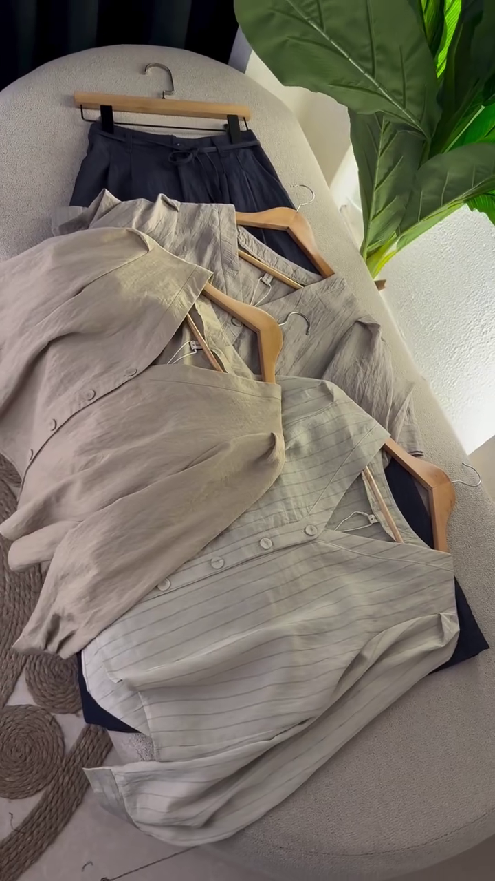 🌿✨ “Premium Soft Linen Co-ord Set – Breathable, Elegant & Everyday Chic (XXS–XXL)” ✨🌿