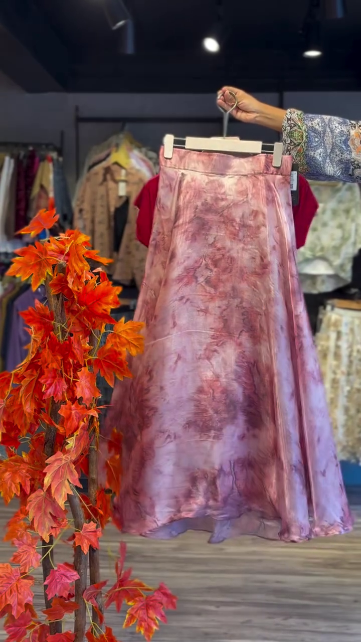 ❤️ Ruby Elegance Draped Top & Flowy Skirt Set 💃 | Chic Layered Ensemble |