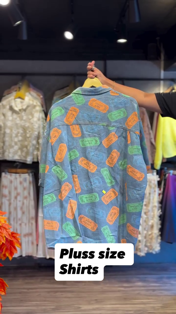 🎟️ Urban Ticket Print Oversized Shirt – Statement Style Collection 🎟️