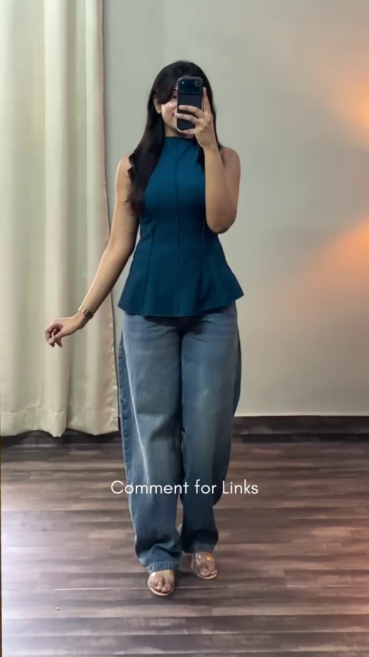 💚 Emerald Elegance Peplum Top – Structured Chic Collection 💚