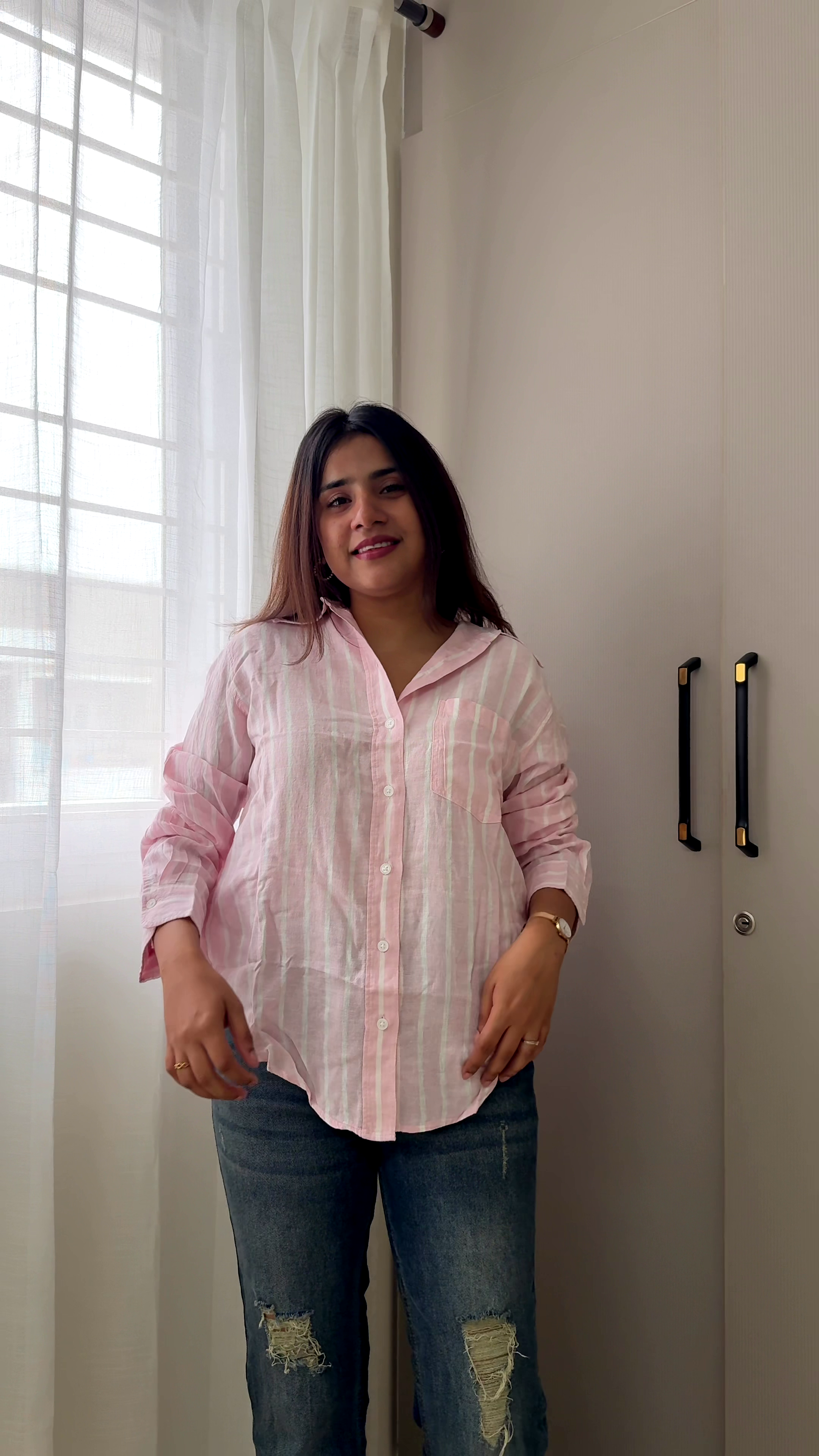 🖤 Midnight Elegance Sheer Choker-Neck Blouse | XXS–XXL ✨