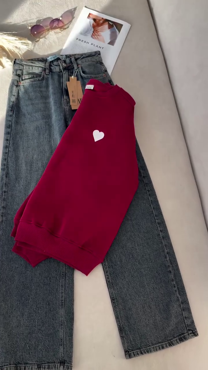 ❤️ Sweetheart Classic Oversized Sweatshirt | XXS–XXL 💫