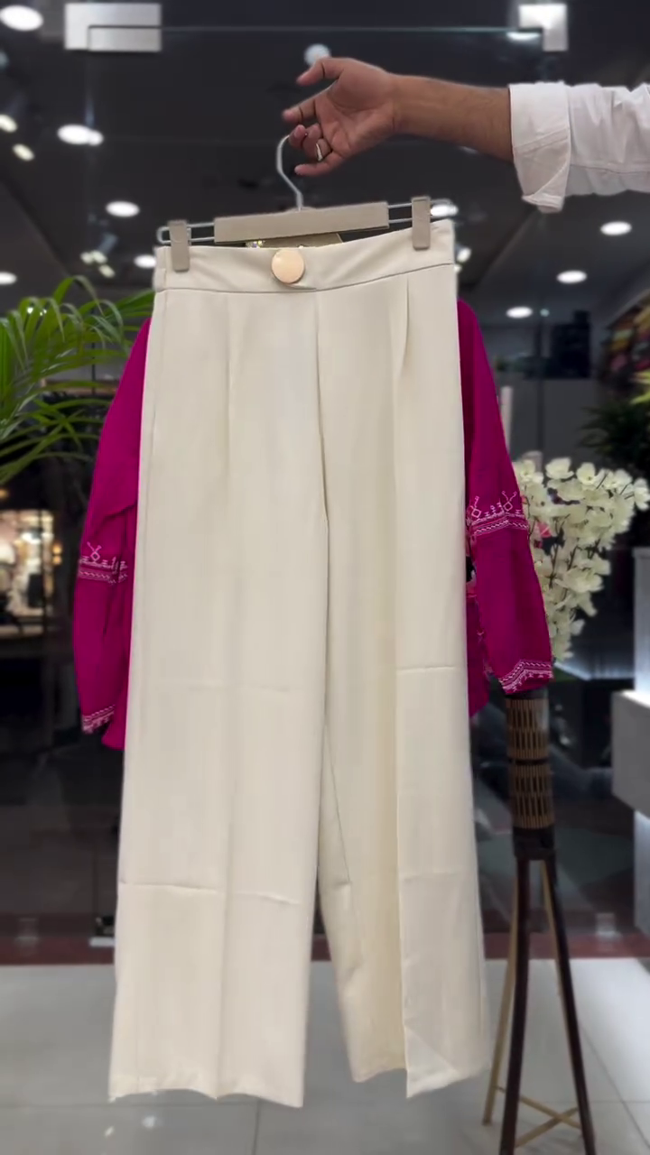 💖 Rani Pink Embroidered Peplum Kurti Set | XXS–XXL ✨