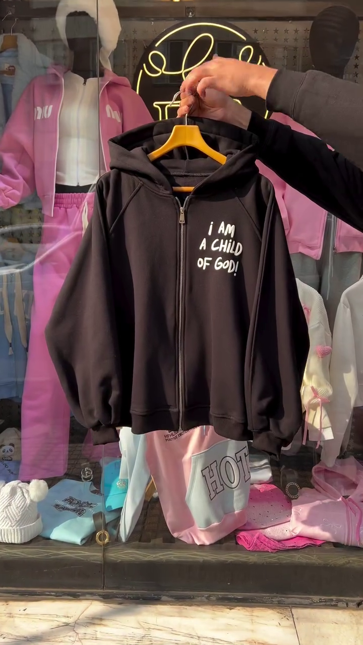 💖 “I Am A Child of God” Premium Pink Hoodie | Faith & Comfort Collection | XXS–XXL ✨