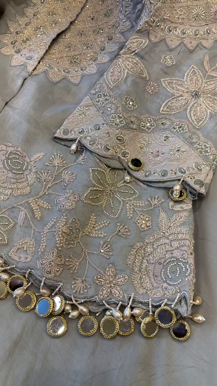 ✨ Royal Embroidered Luxury Ethnic Dress – Premium Festive Designer Collection