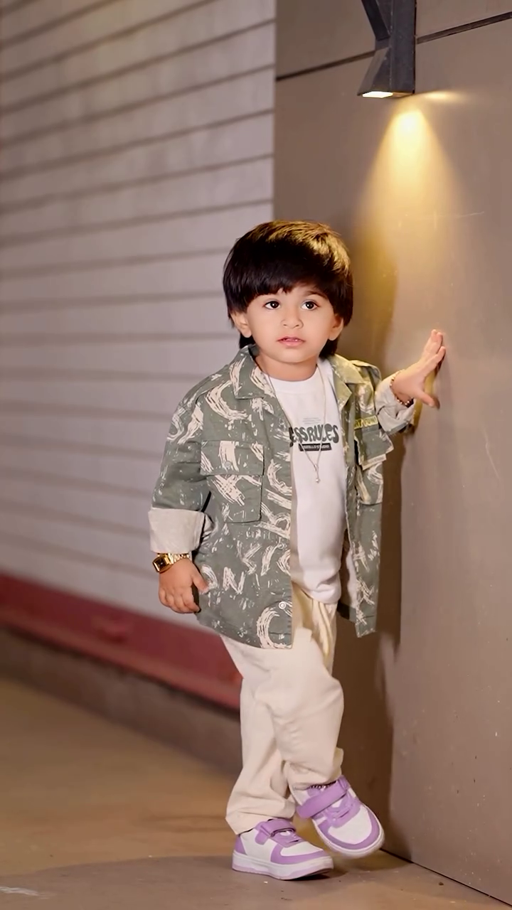 🌿 Little Trendsetter Casual Streetwear Set – Stylish Kids Everyday Outfit