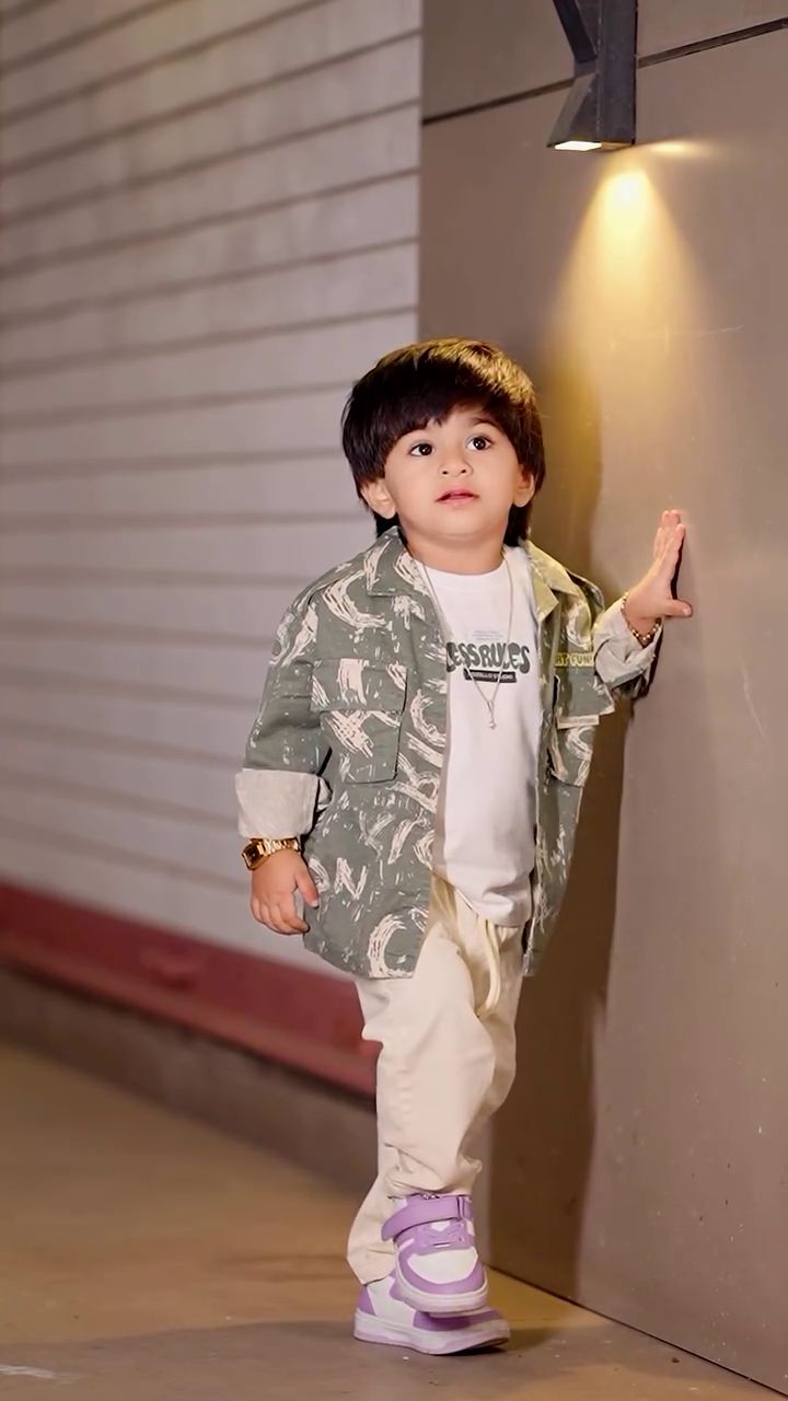 🌿 Little Trendsetter Casual Streetwear Set – Stylish Kids Everyday Outfit