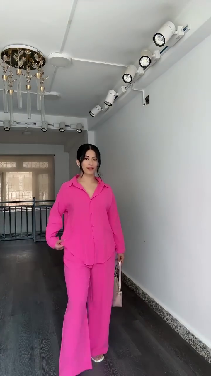 💖 Hot Pink Power Co-ord Set – Bold, Chic & Effortlessly Stylish 💖