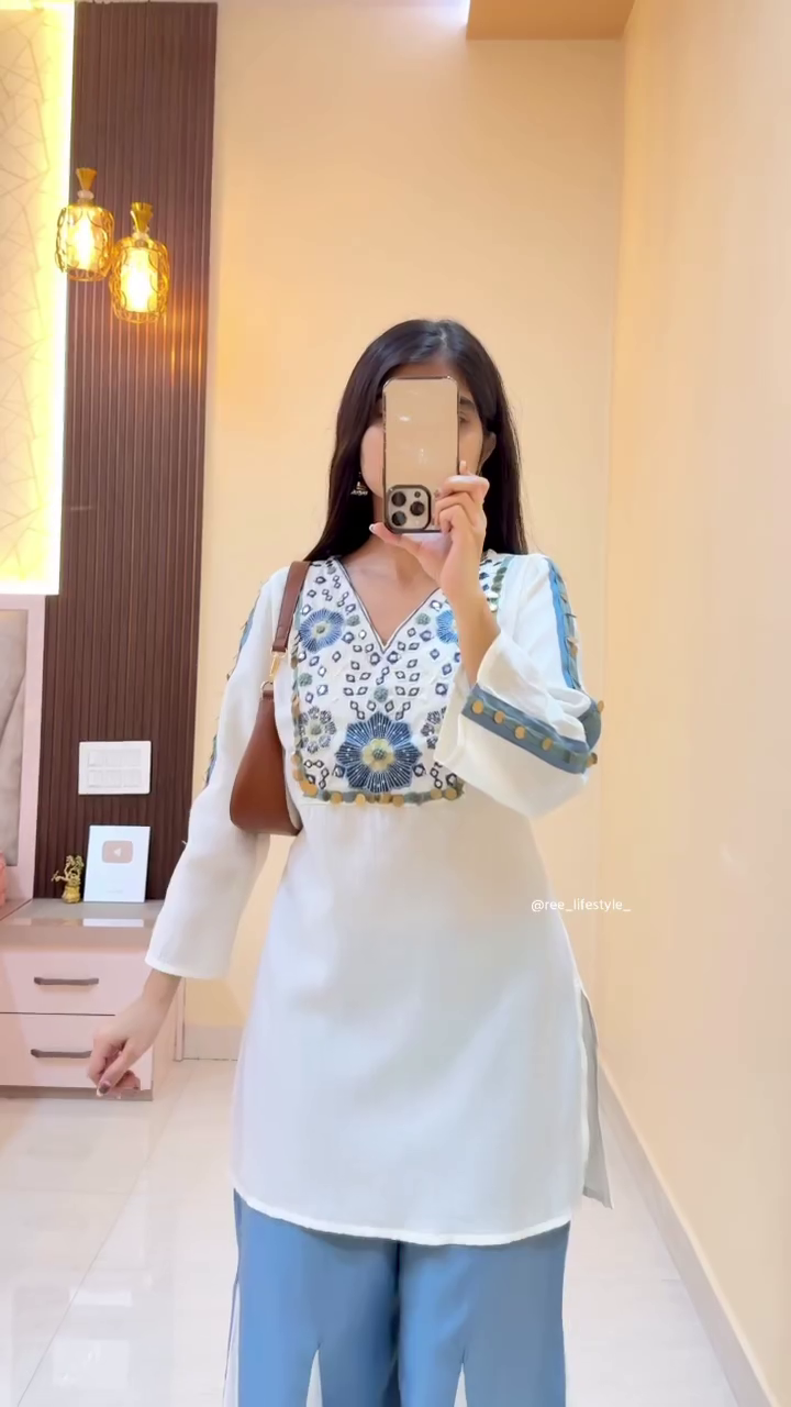 🌺 Scarlet Bloom Kurta & Statement Palazzo Set – Effortless Ethnic Chic 🌺