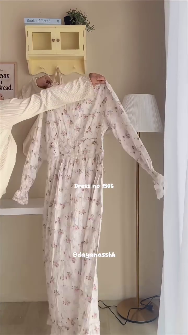 🤍 Vanilla Cream Midi Dress – Soft Girl Aesthetic Dream Dress 🤍