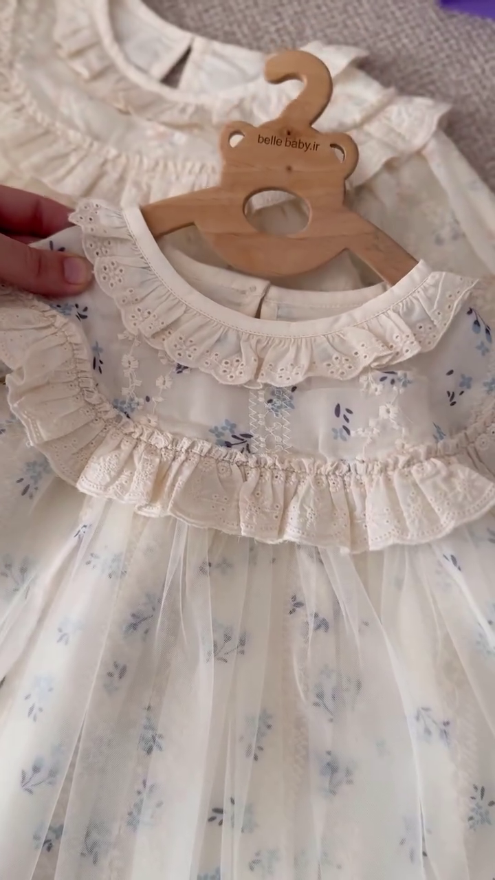 🤍 Little Angel Lace Tulle Dress – Vintage Floral Princess Outfit 🤍