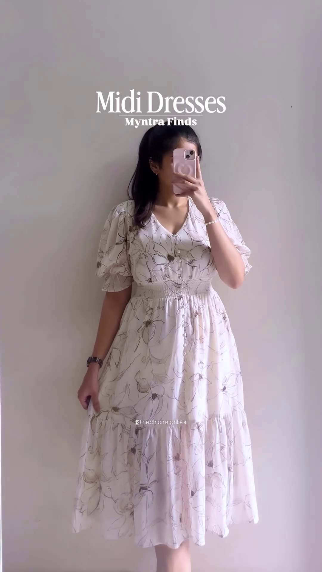 ❤️ Elegant Bloom Button-Down Midi Dress – Effortless Everyday Glam ❤️✨