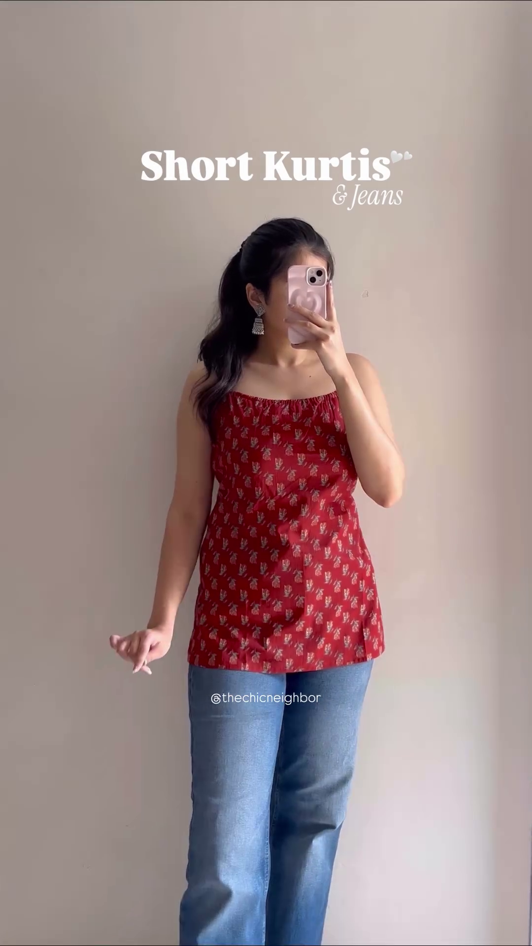 💙 Indigo Charm Short Kurti Top – Effortless Ethnic Chic 💙✨