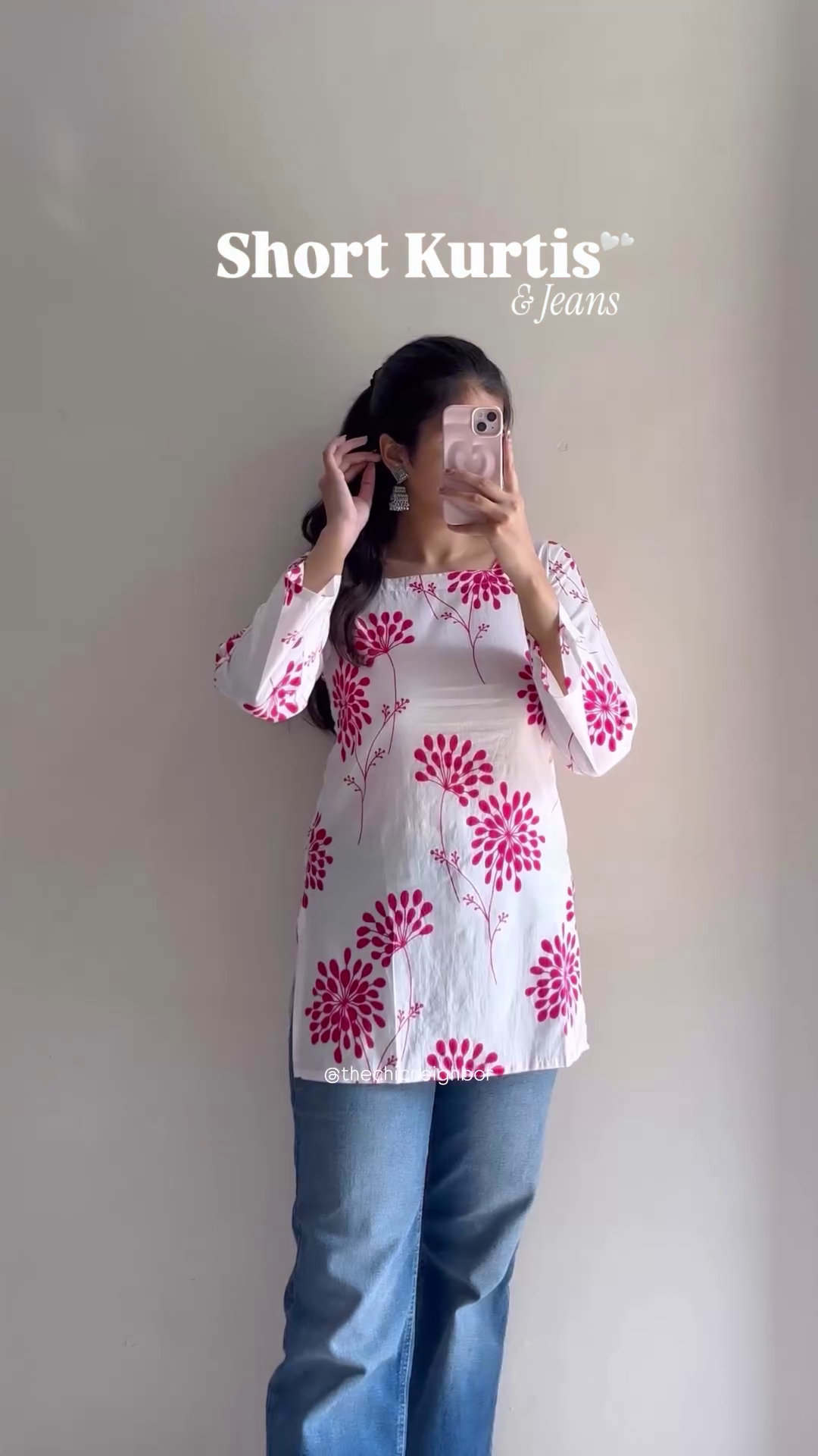 💙 Indigo Charm Short Kurti Top – Effortless Ethnic Chic 💙✨