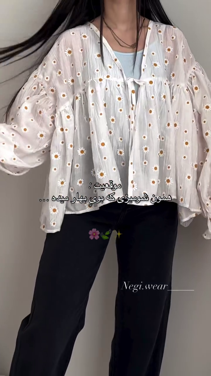🌼 Peach Daisy Sheer Tie-Up Blouse – Breezy Boho Elegance 🌼🍑✨