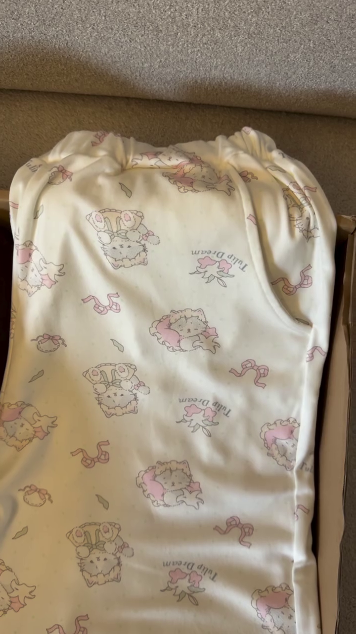 🐰 Sweet Dream Bunny Night Suit – Ultra Soft Cute Cartoon Sleepwear Set 🌙💤