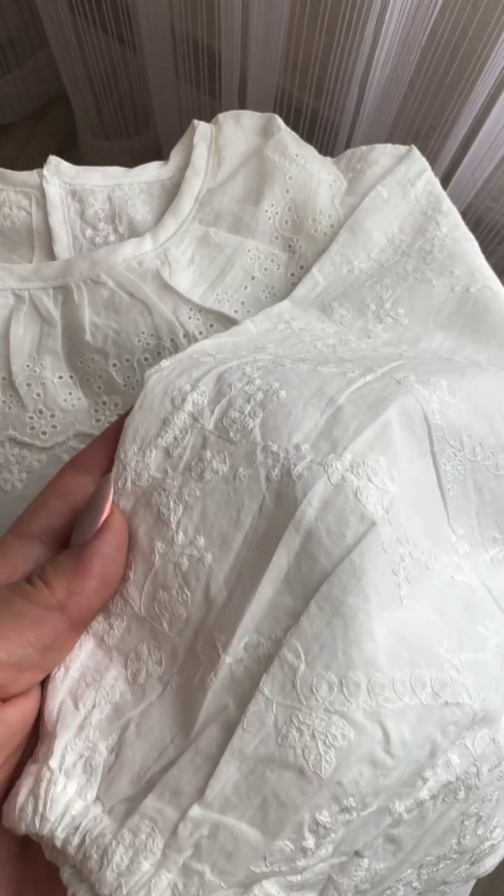 Soft Blossom Denim Set 🌼 | Embroidered Jeans & Elegant Lace Top Combo