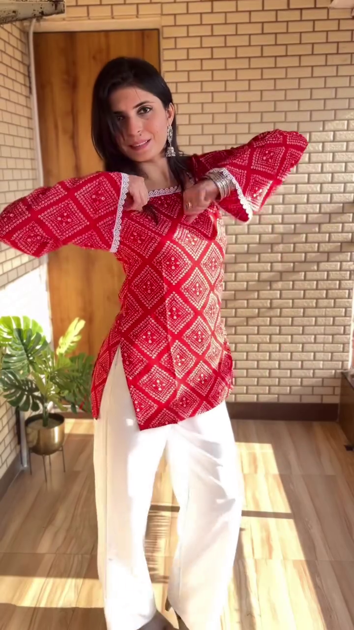 Monochrome Elephant Print Kurti ✨ | Chic Statement Ethnic Top