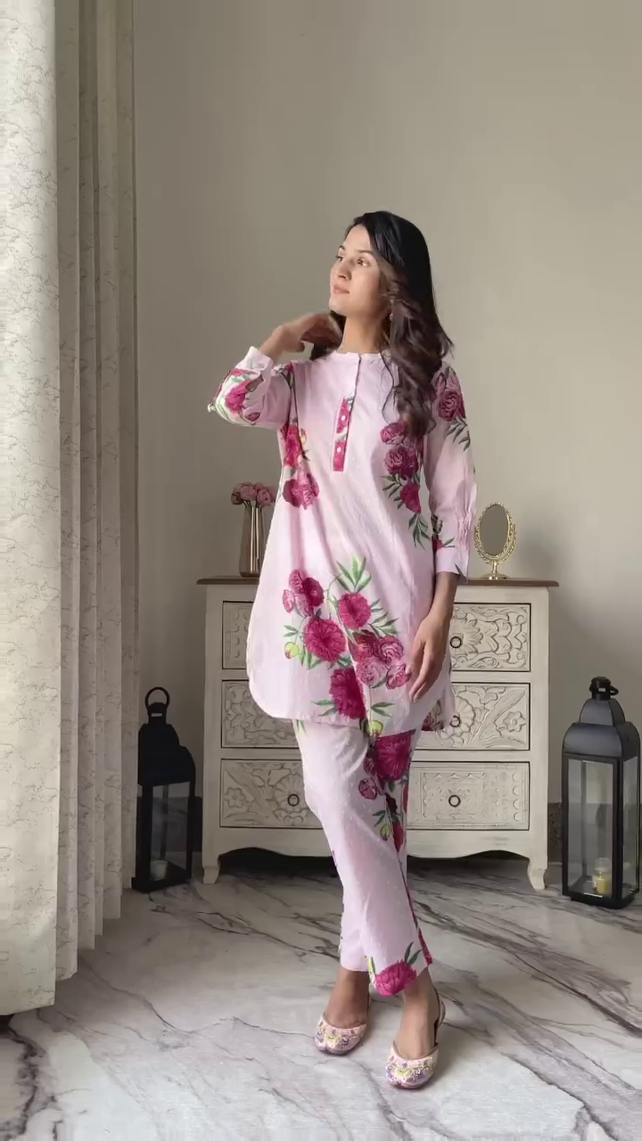 ❄️ Powder Blue Breeze Kurta Set – Subtle Grace & Everyday Elegance ❄️