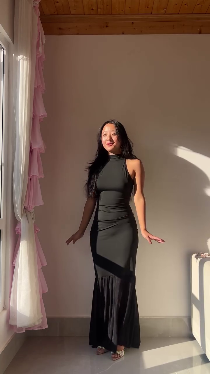 💜 Midnight Muse Slit Bodycon Maxi Dress 💜