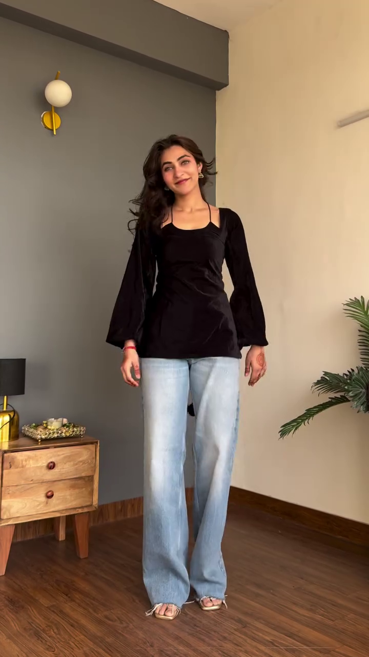 💚 Emerald Ease Velvet Top 💚