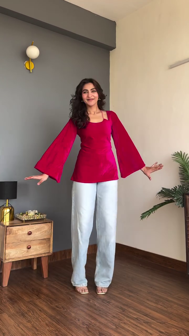 💚 Emerald Ease Velvet Top 💚