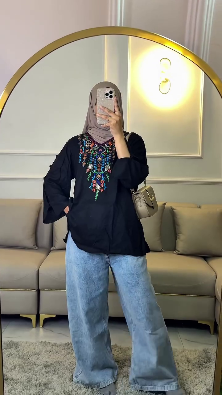 Elegant Everyday Printed Tunic Top – Effortless Style Meets Comfort 💙