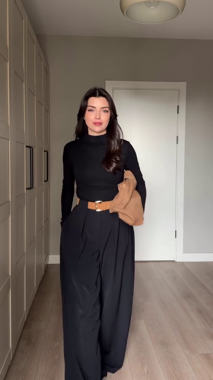 🖤 Urban Chic Black Co-Ord Set – Effortless Minimalism with a Modern Edge ✨