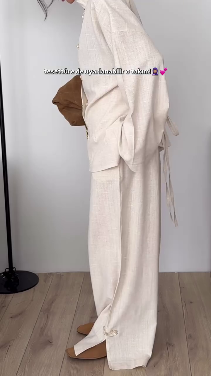 🤍 Serenity Knot Co-Ord Set – Minimal Elegance for Modern Modesty ✨