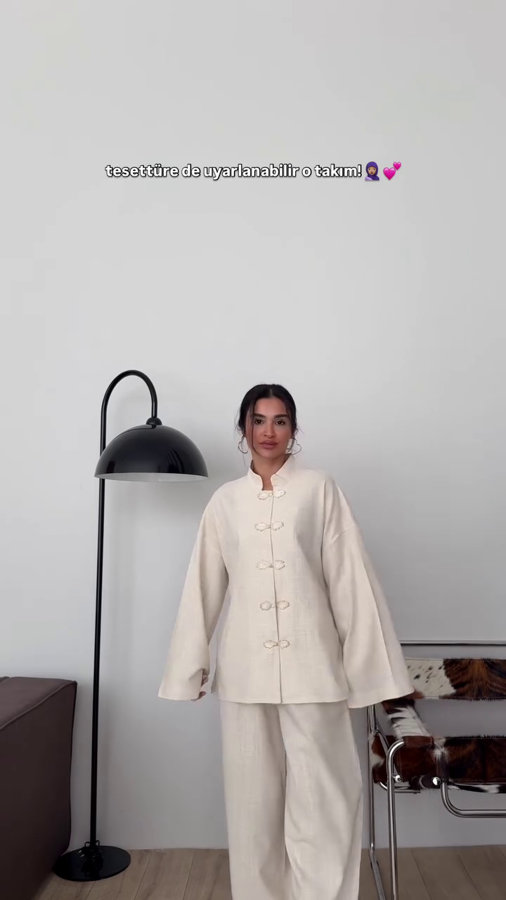 🤍 Serenity Knot Co-Ord Set – Minimal Elegance for Modern Modesty ✨