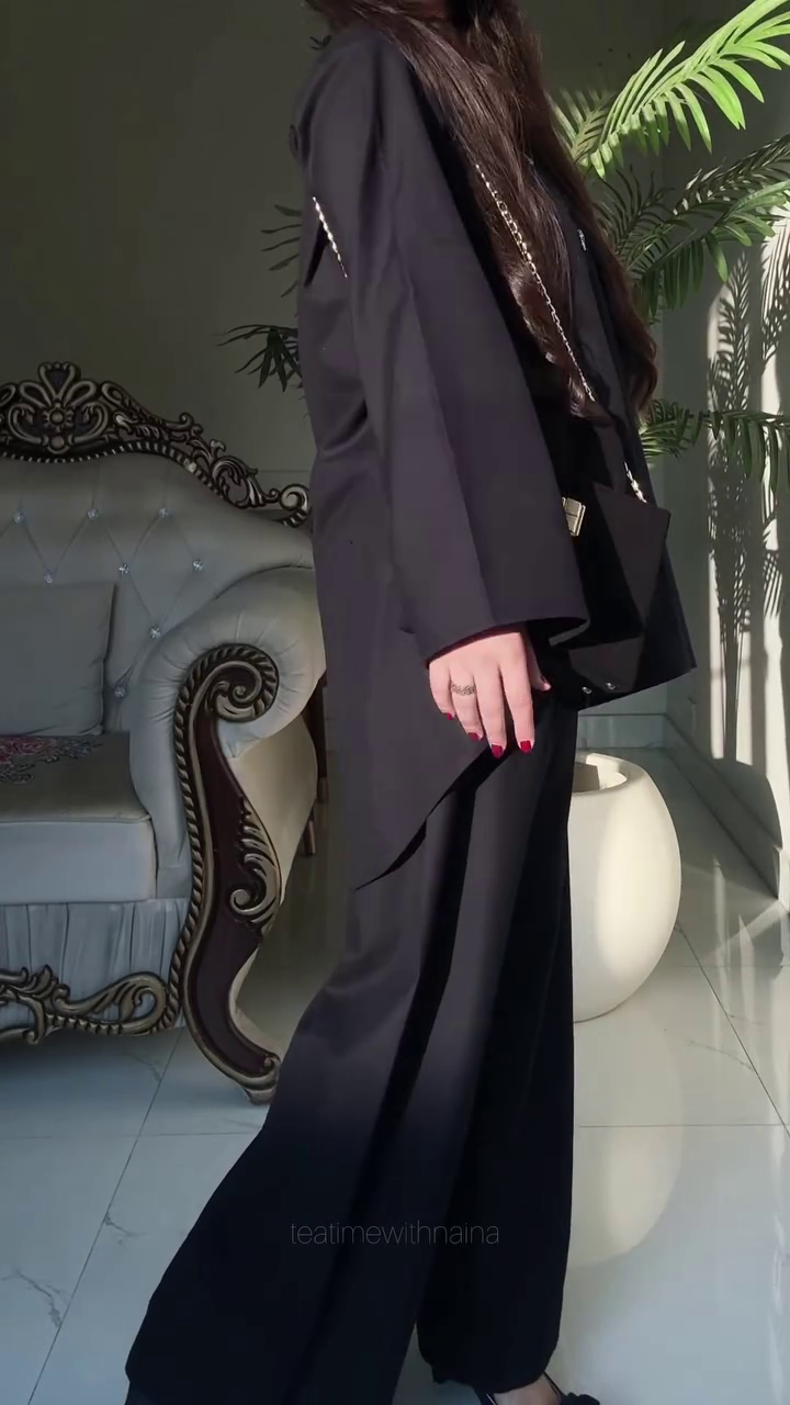 🖤 Midnight Elegance Co-Ord Set – Minimal Glam, Maximum Impact ✨